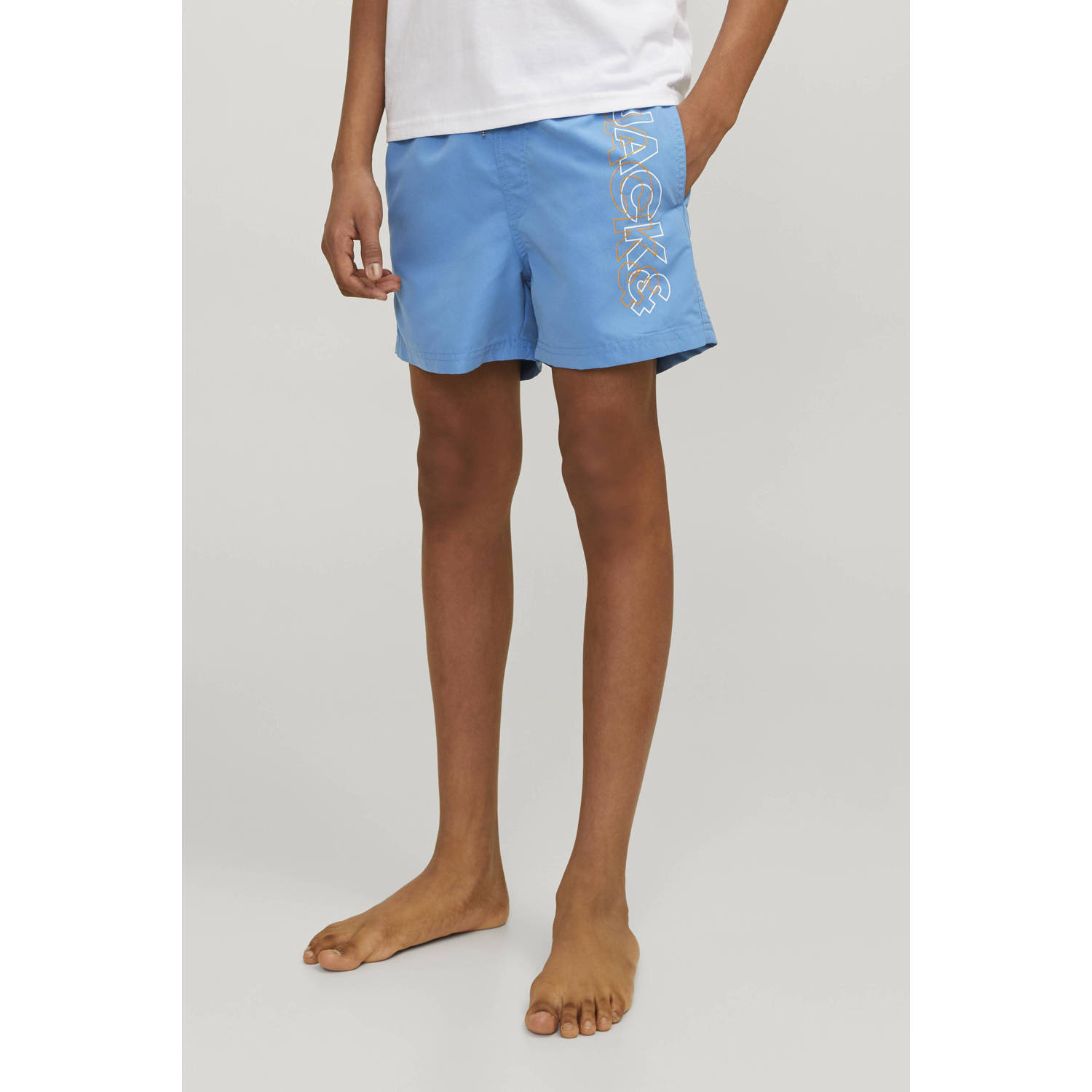 JACK & JONES JUNIOR zwemshort JPSTFIJI blauw