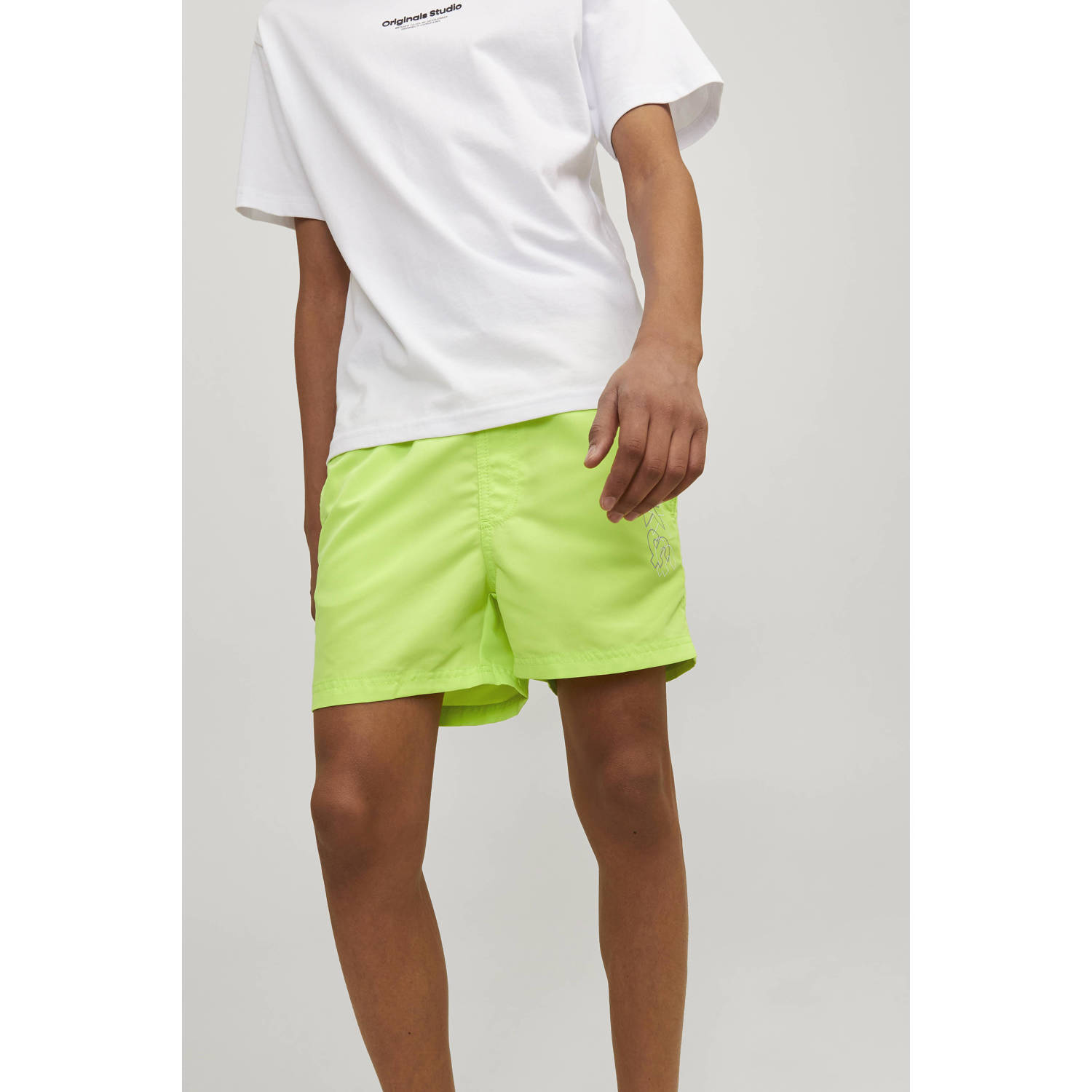 JACK & JONES JUNIOR zwemshort JPSTFIJI limegroen