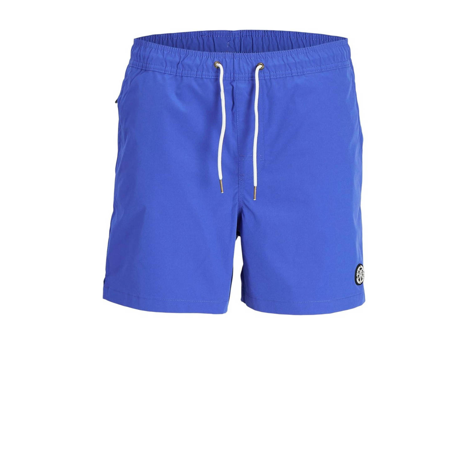 Jack & jones JUNIOR zwemshort JPSTFIJI Blauw Jongens Polyester Effen 128