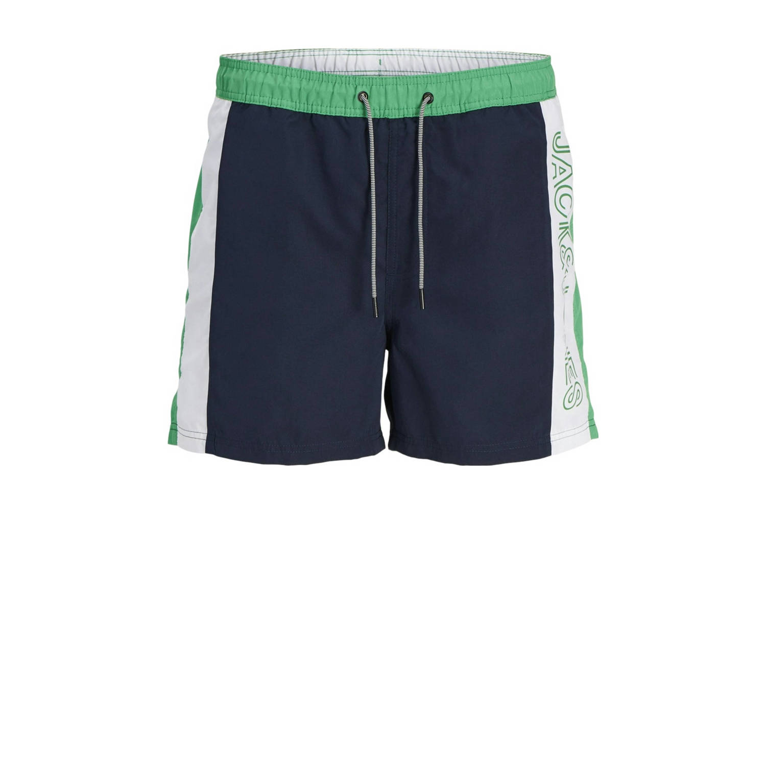 Jack & jones JUNIOR zwemshort JPSTFIJI donkerblauw Jongens Polyester 128