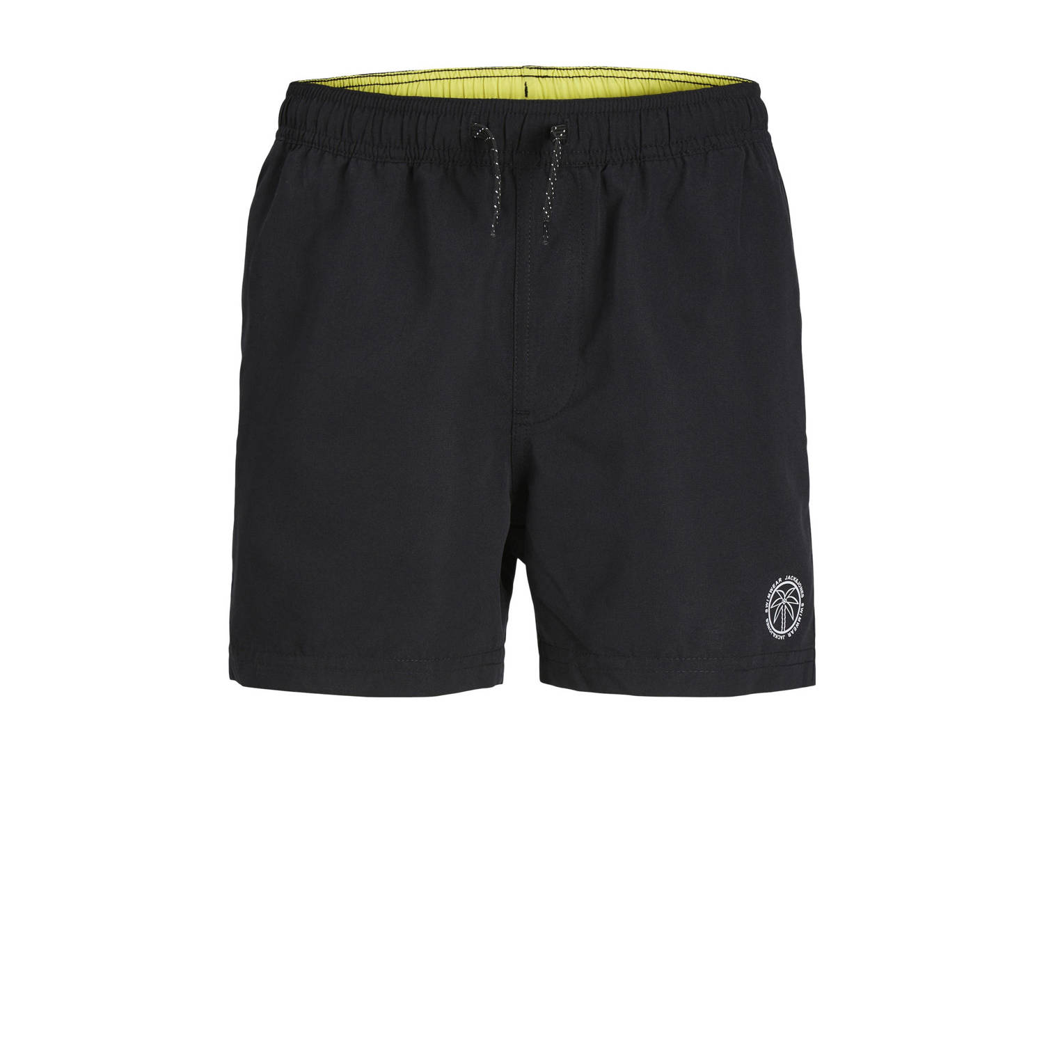Jack & jones JUNIOR zwemshort JPSTFIJI zwart Jongens Polyester Effen 128