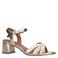 No Stress leren sandalettes goud