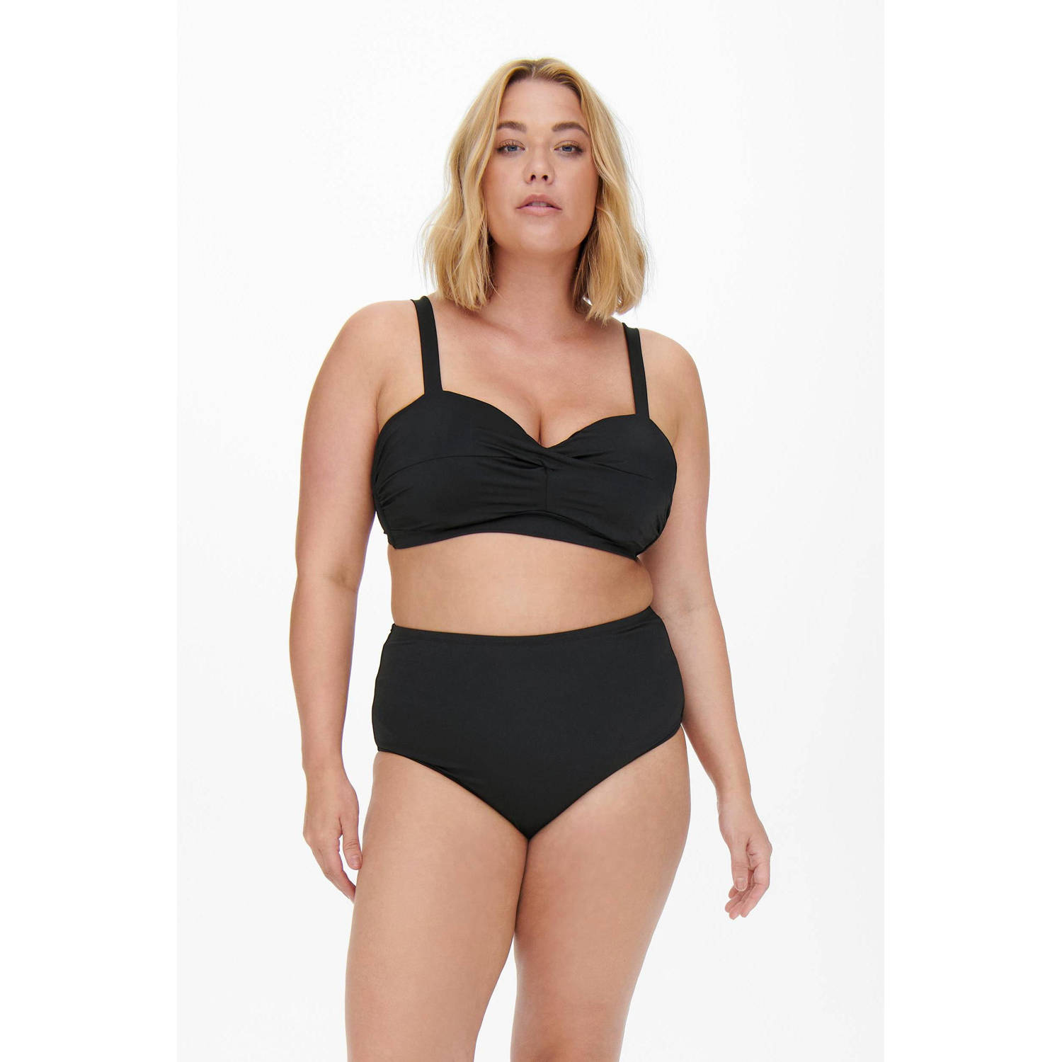 ONLY CARMAKOMA voorgevormde beugel bikinitop CARSOPHIA zwart