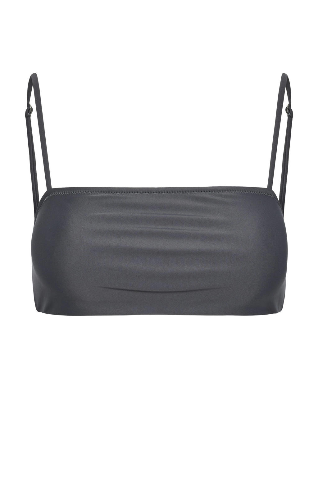 PIECES voorgevormde crop bikinitop PCANNI zwart