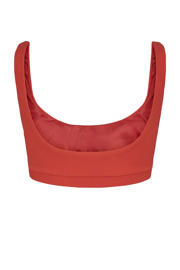 thumbnail: PIECES niet-voorgevormde crop bikinitop PCAIA rood