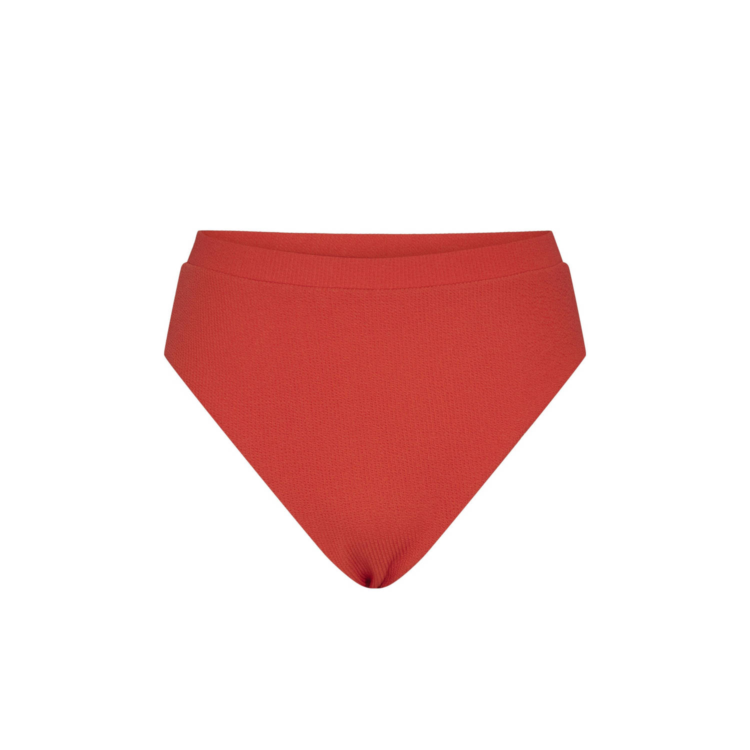 PIECES high waist bikiniboekje PCAIA rood