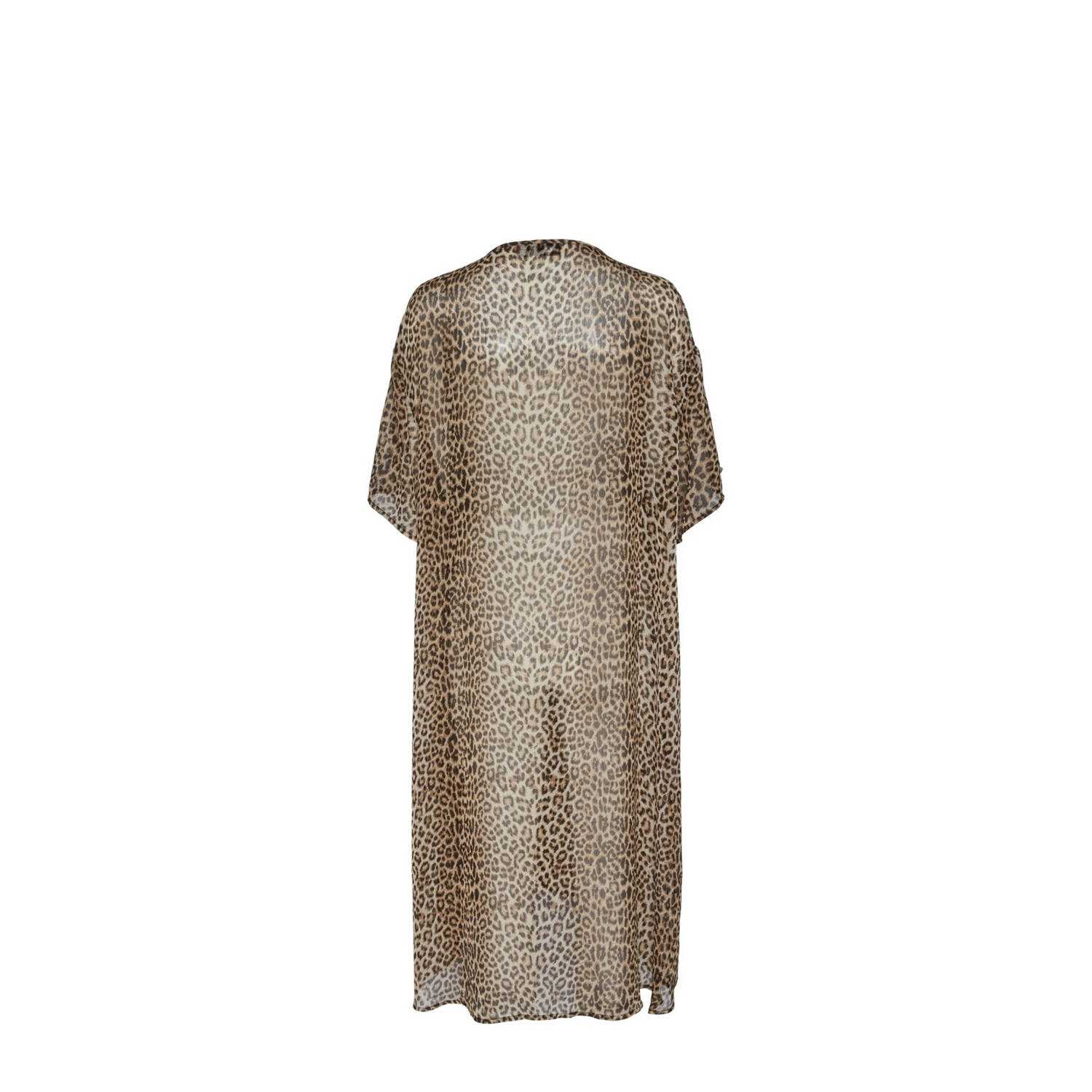 PIECES strandtuniek PCATRUD bruin