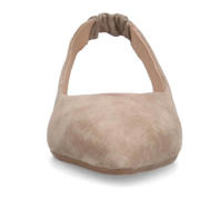 thumbnail: Manfield   suède slingback loafers beige