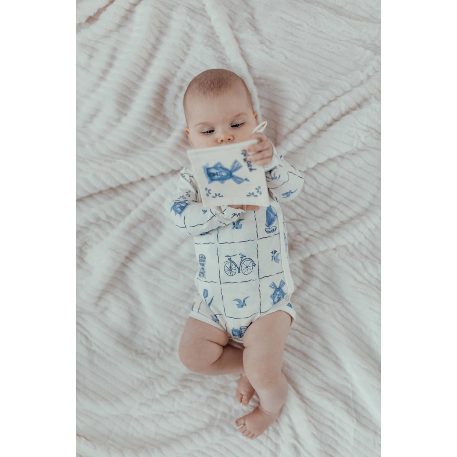 Snoozebaby baby boekje Delfts Blauw
