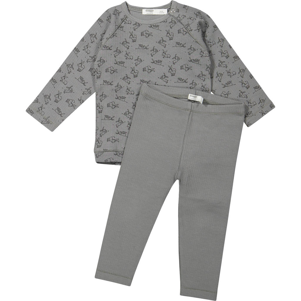 Snoozebaby   pyjama cloudy grey