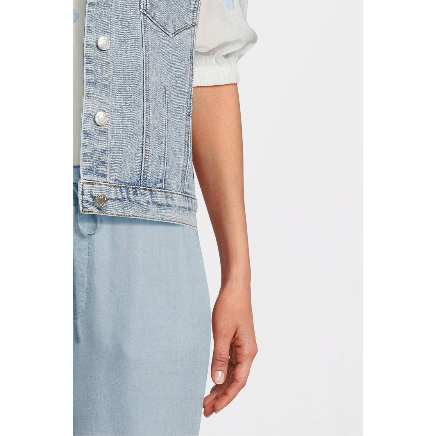 FREEQUENT spijkerjasje light blue denim
