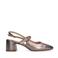 Manfield leren slingback pumps goud