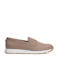 No Stress nubuck instappers taupe