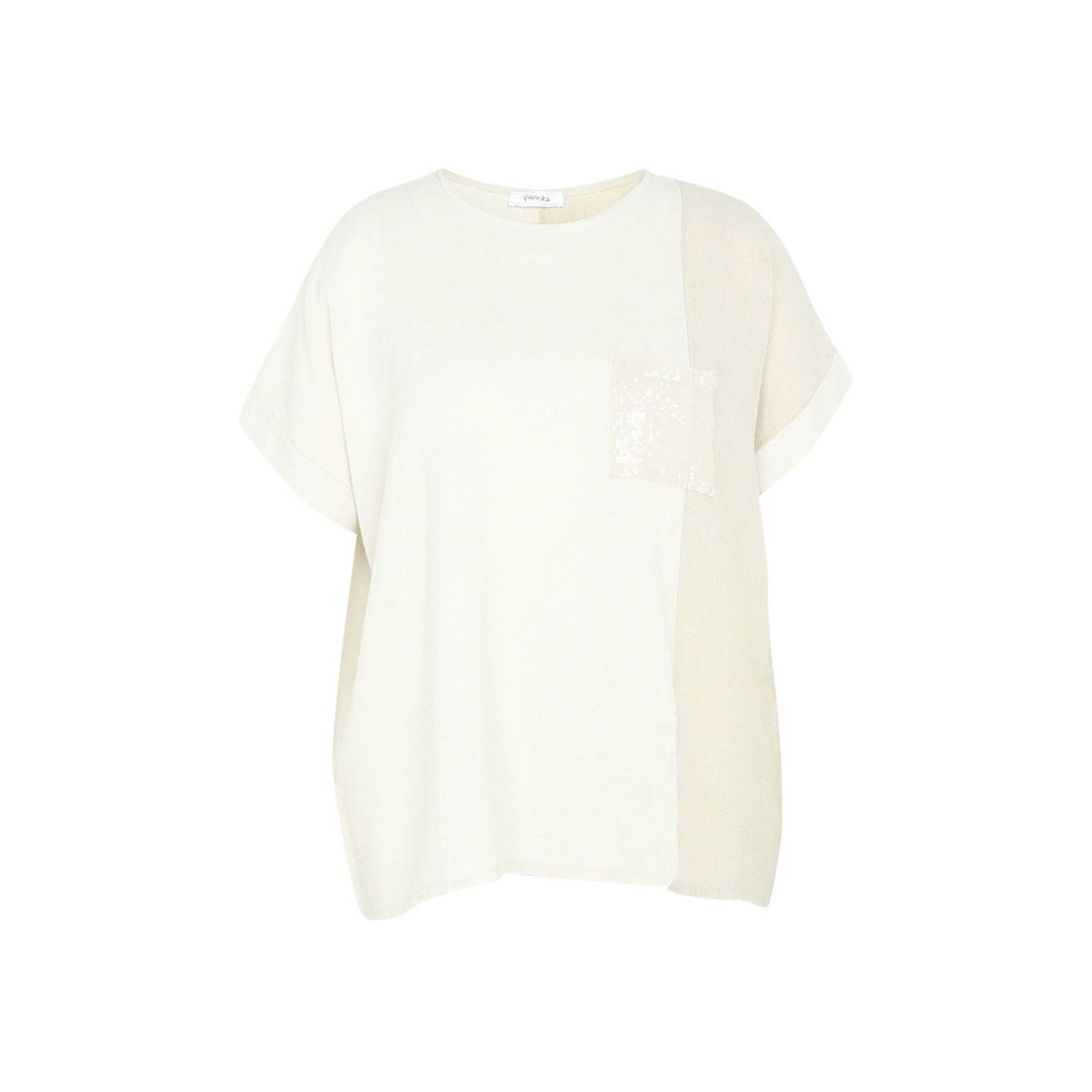 Paprika T-shirt beige ecru