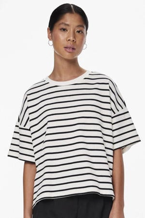 sweater PCCHILLI wit/zwart