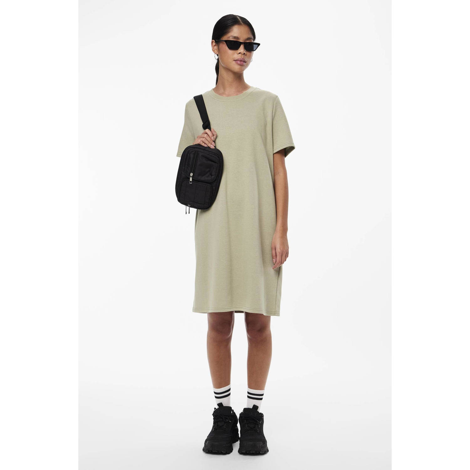 PIECES sweatjurk PCCHILLI lichtgroen