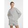 PIECES sweatshort PCCHILLI wit/zwart