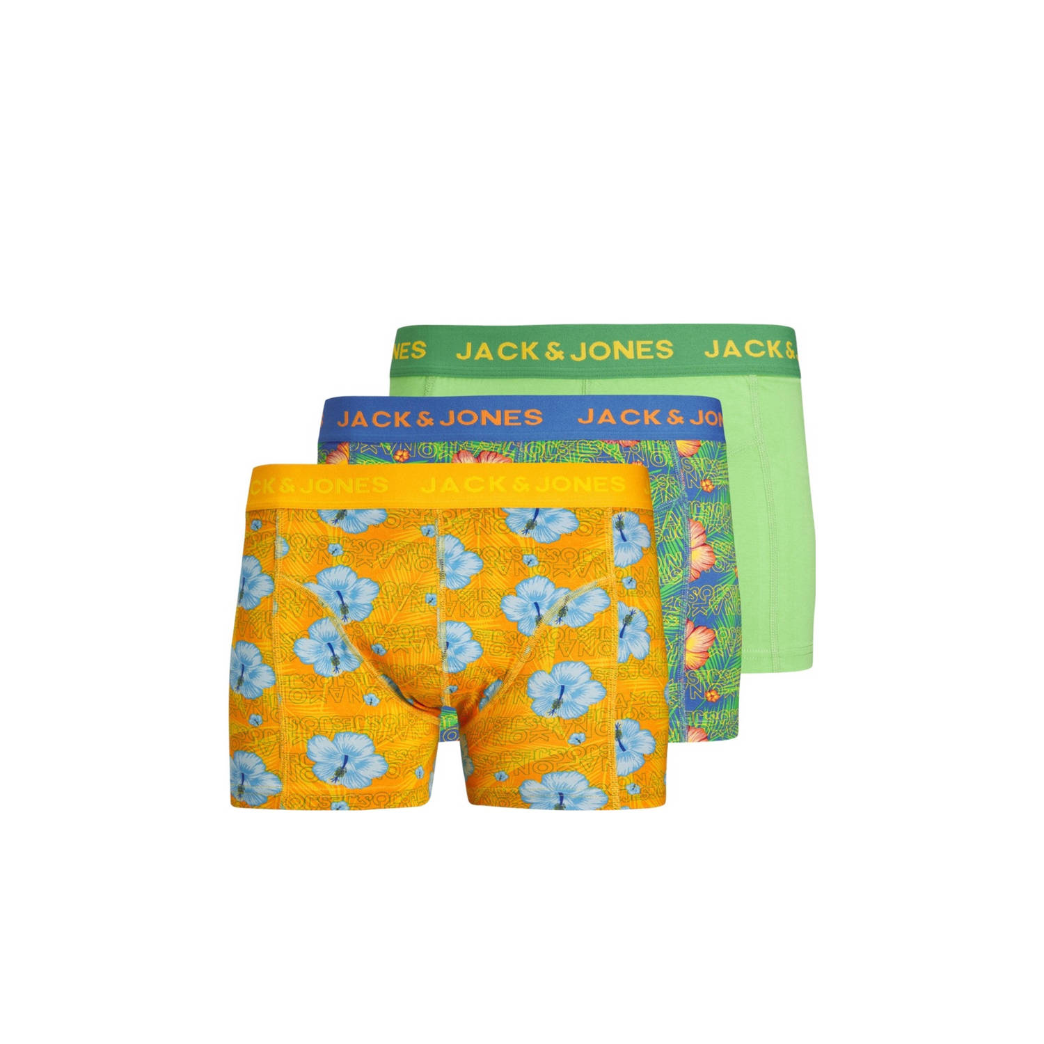 JACK & JONES PLUS SIZE boxershort JACHAWAII (set van 3)