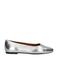 Vagabond leren ballerina's zilver