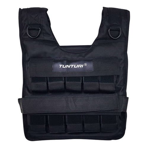 Tunturi gewichtsvest max. 20 kg zwart afbeelding