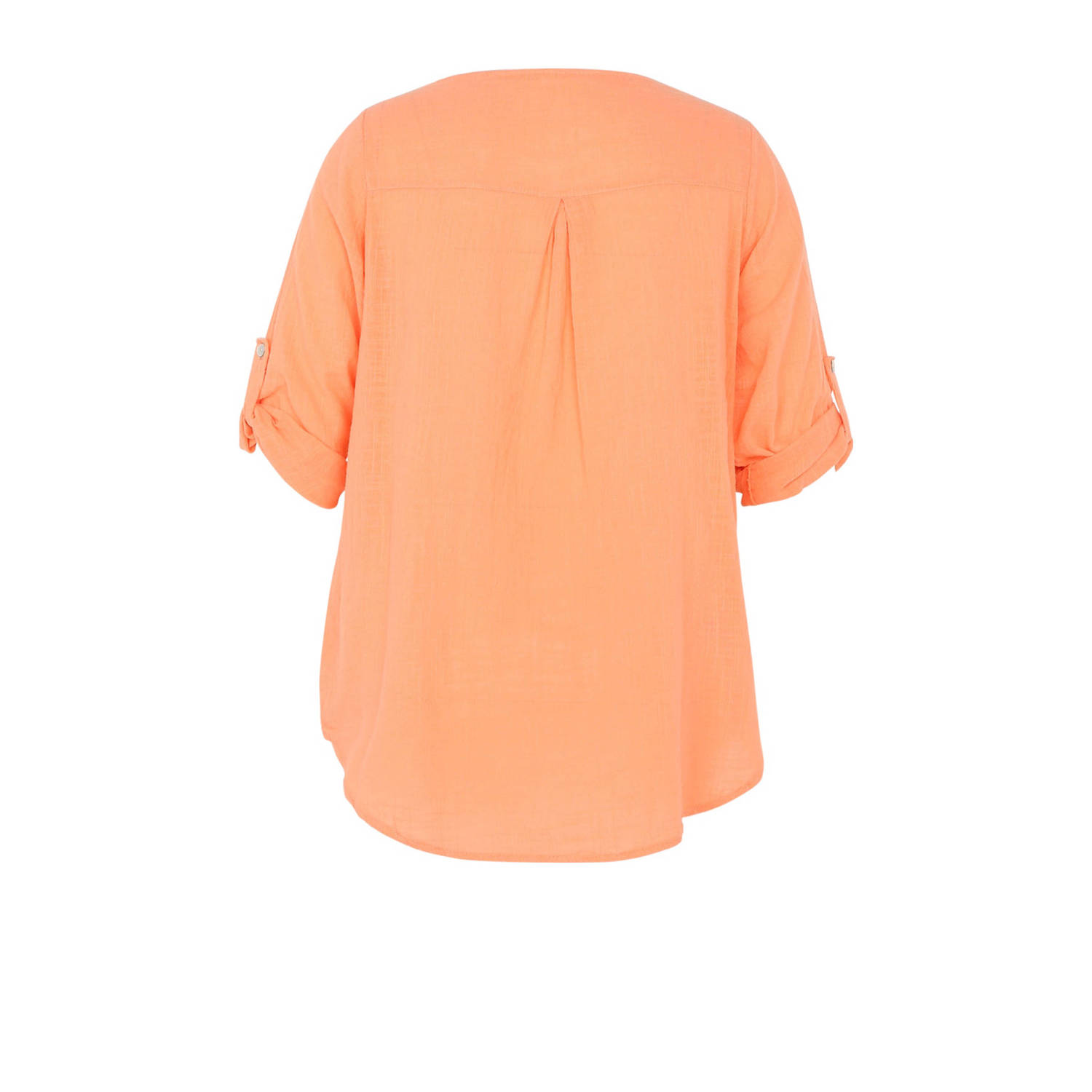 Paprika blousetop oranje