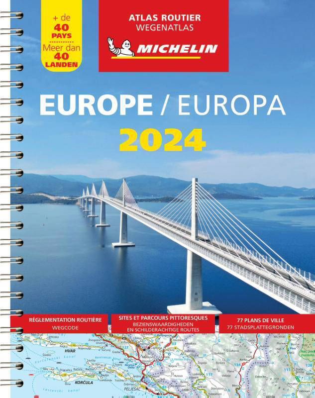 Michelin Atlassen Michelin Wegenatlas Europa 2024 Wehkamp   Michelin Atlassen Michelin Wegenatlas Europa 2024 9782067262867 