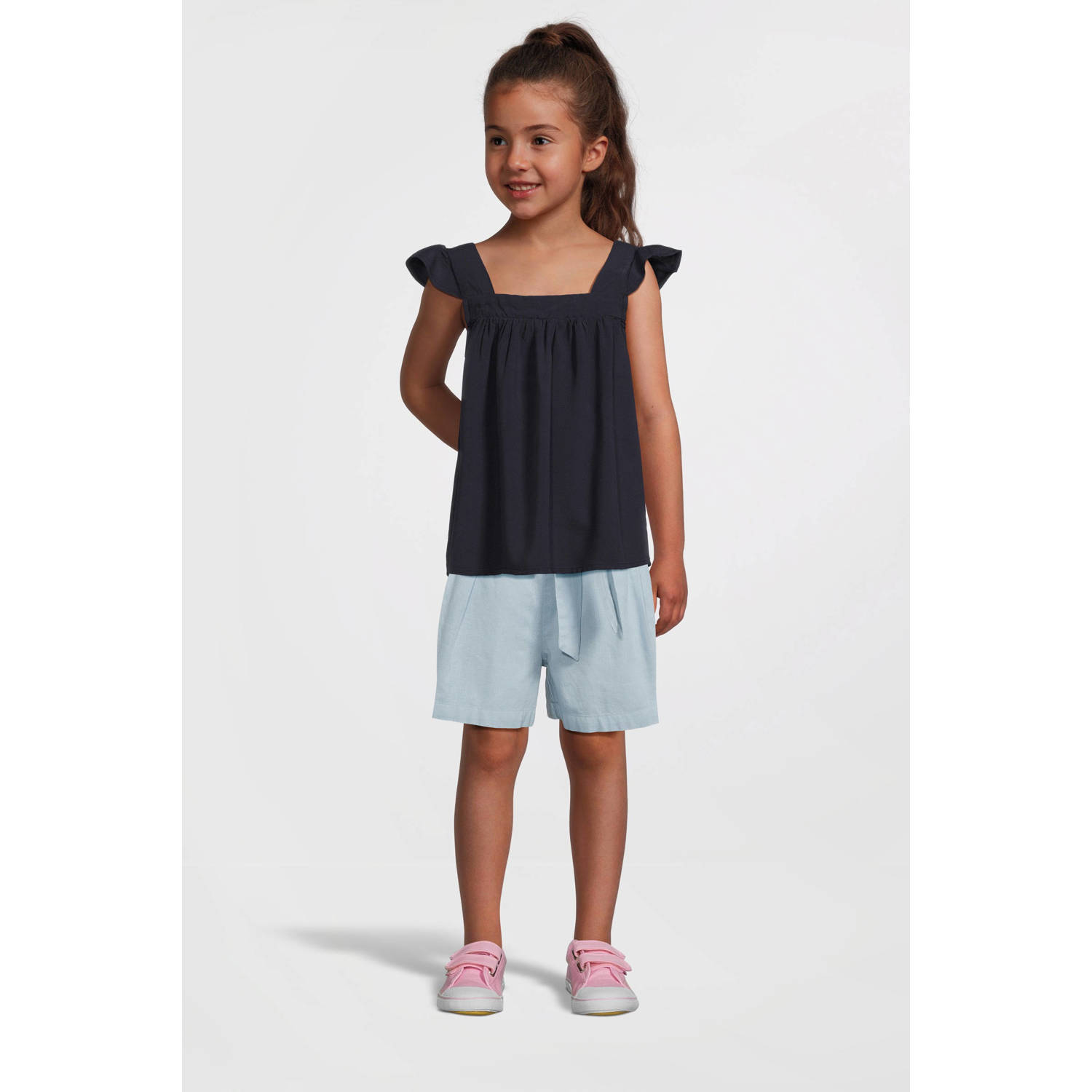 VERO MODA GIRL top VMRUSK donkerblauw