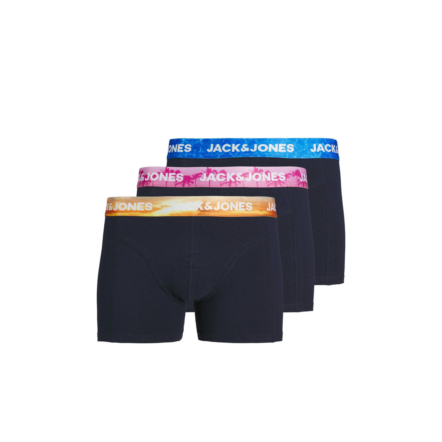 JACK & JONES PLUS SIZE boxershort JACLUCA (set van 3)