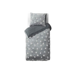fleece dekbedovertrek 1 persoons (140x220 cm)
