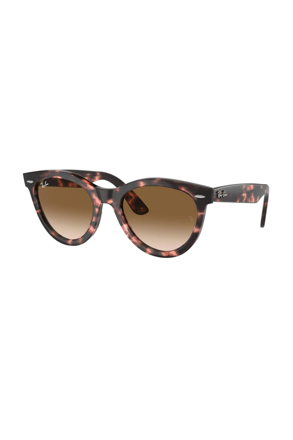 Ray-Ban zonnebril Wayfarer Way met tortoise print bruin/roze