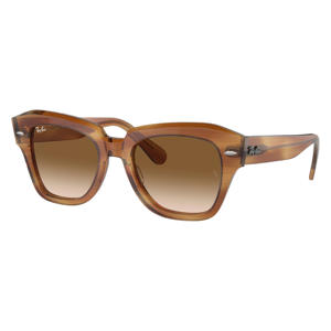zonnebril State Street met tortoise print bruin