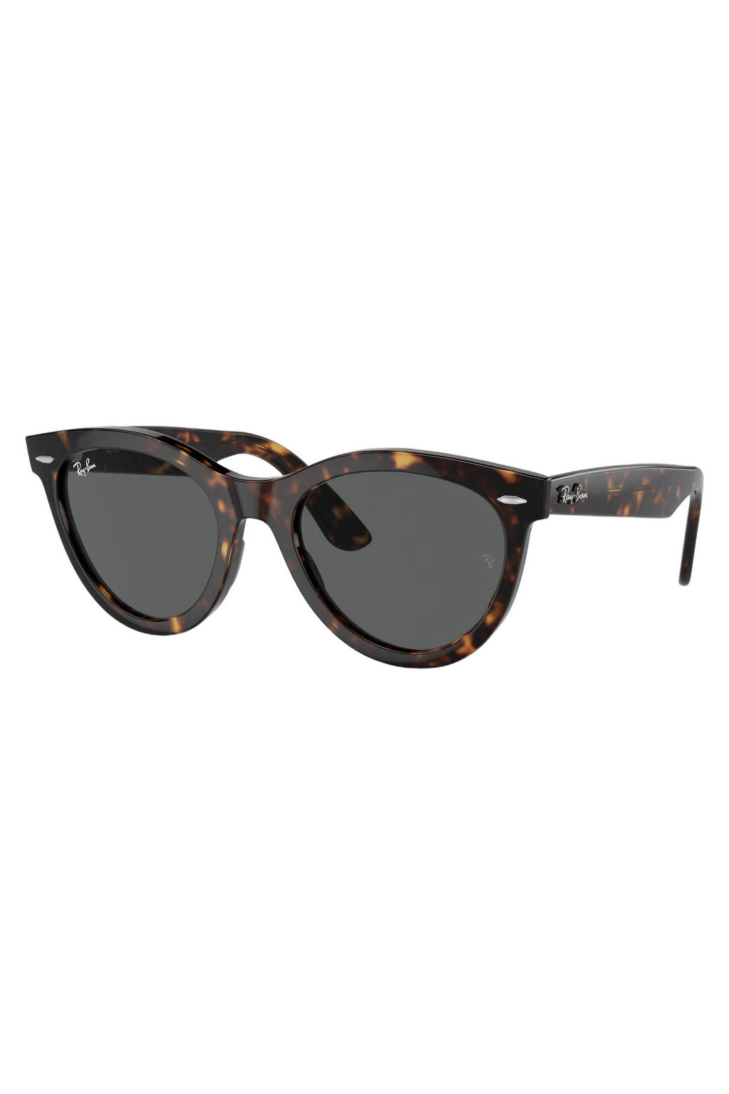 Ray-Ban zonnebril Wayfarer met tortoise print donkerbruin