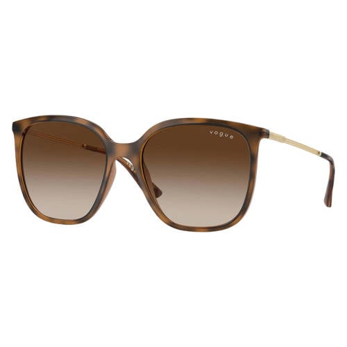 Vogue Eyewear zonnebril 0VO5564S met tortoise print donkerbruin afbeelding