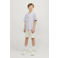 JACK & JONES JUNIOR T-shirt KORVESTERBRO met tekst lila