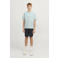 JACK & JONES JUNIOR T-shirt KORVESTERBRO met tekst lichtblauw
