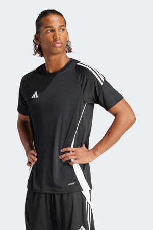 Senior  voetbalshirt Tiro 24 zwart/wit