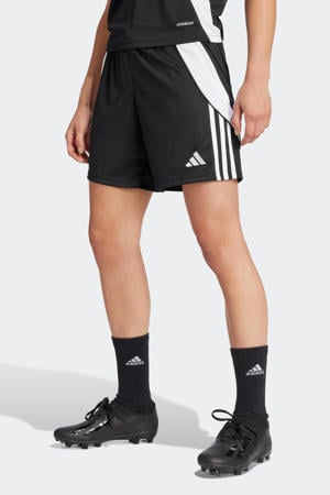 senior voetbalshort Tiro 24 zwart/wit