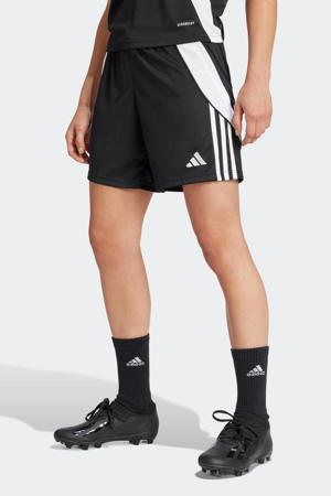 senior voetbalshort Tiro 24 zwart/wit