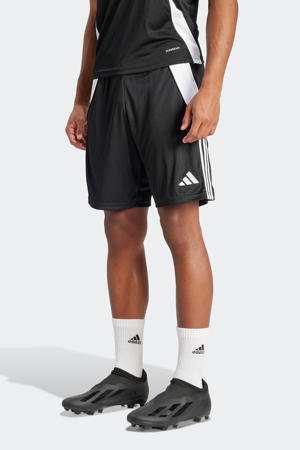 Senior voetbalshort Tiro 24 zwart/wit