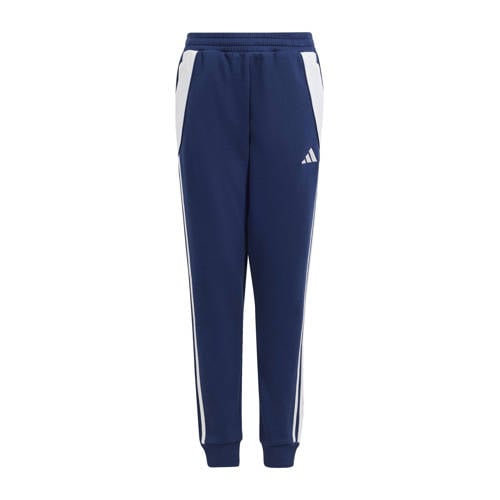 adidas Performance Junior voetbalbroek Tiro 24 donkerblauw/wit afbeelding