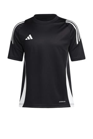 Junior voetbalshirt Tiro 24 zwart/wit