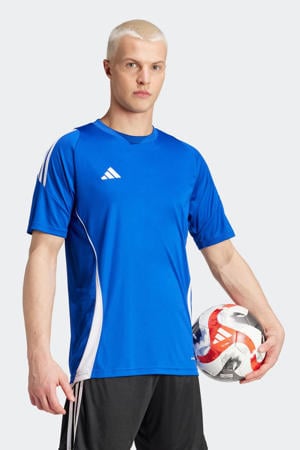 voetbalshirt blauw/wit