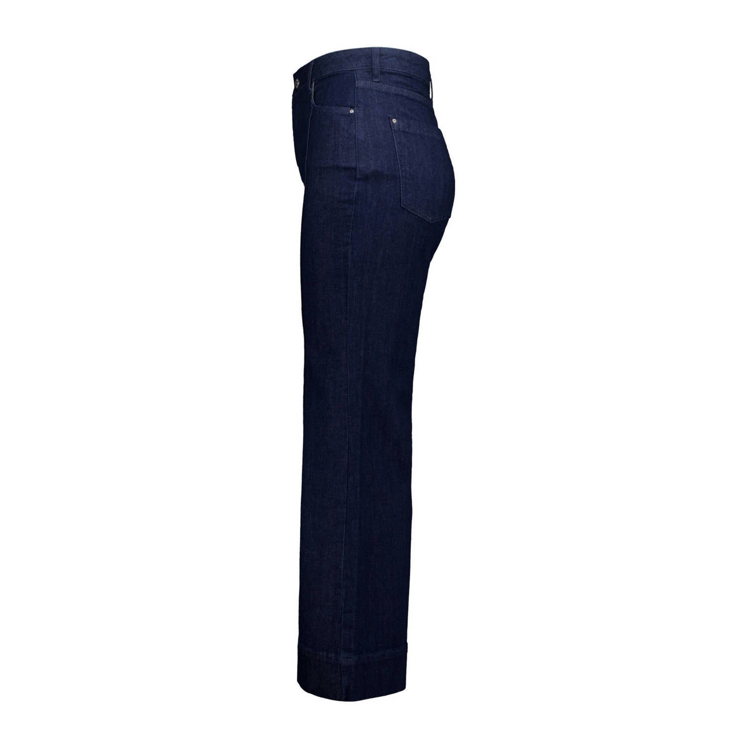 MS Mode flared jeans dark blue denim