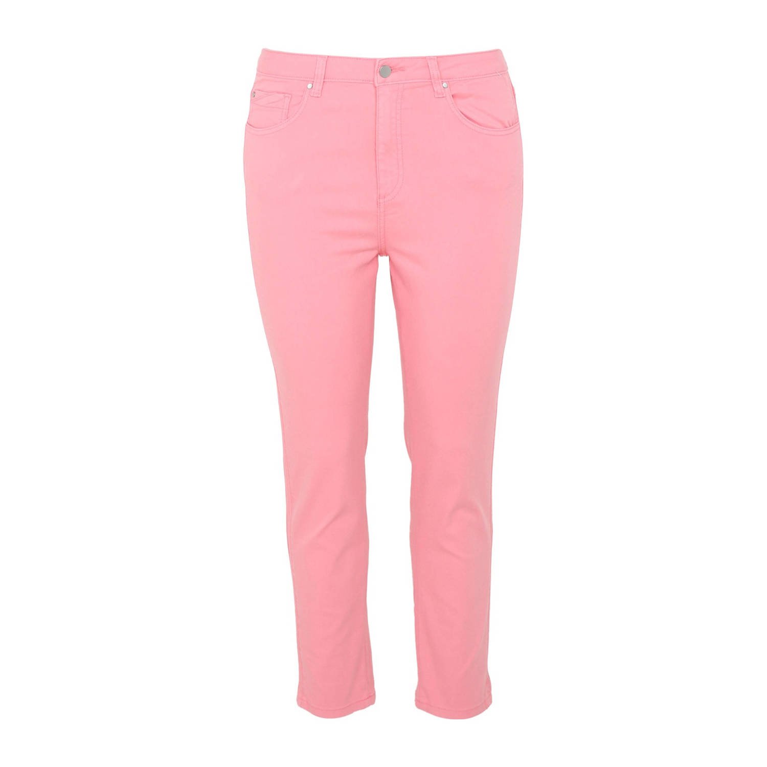 Paprika high waist slim fit jeans roze