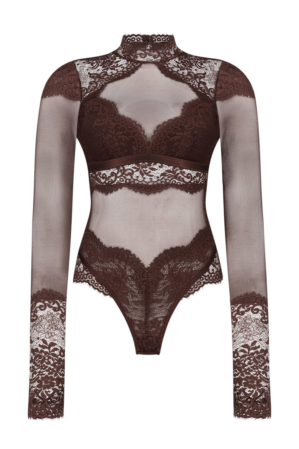 GORGLITTER Elegante kanten bodysuit voor dames, diepe V-hals, bodysuit GORGLITTER Elegante kanten bodysuit voor dames, diepe V-hals, bodysuit