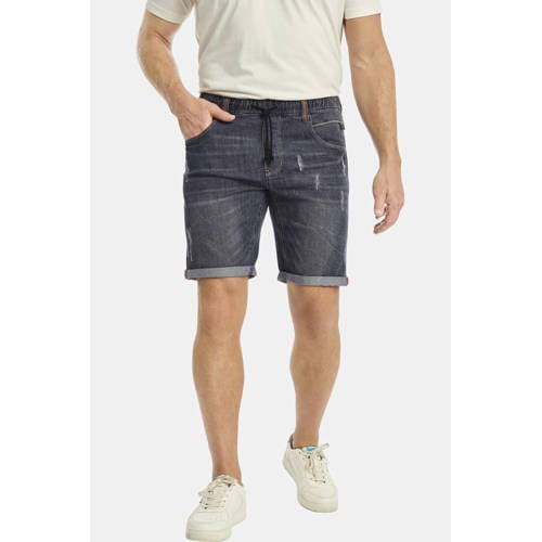 Jan Vanderstorm +FIT Collectie loose fit short LAMBRIT Plus Size grijs afbeelding