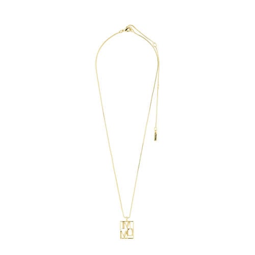 PILGRIM gold plated ketting Love Tag Mom afbeelding
