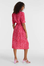 thumbnail: VERO MODA blousejurk VMTESS met all over print en ceintuur roze