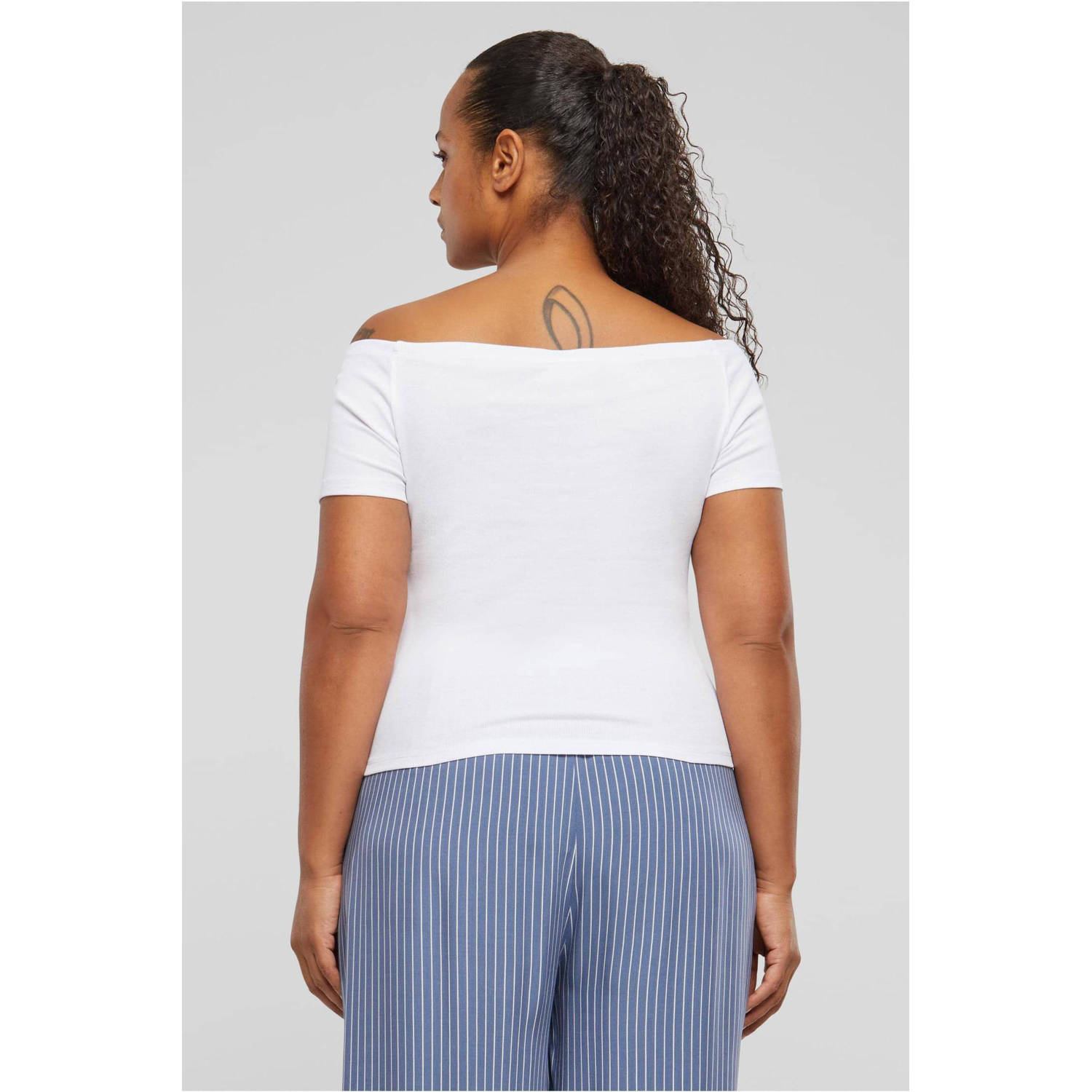 Urban Classics Curvy top wit
