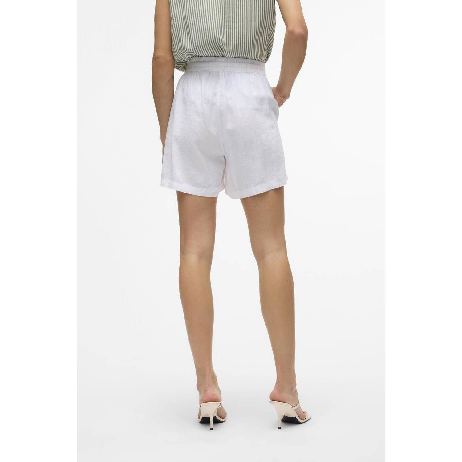 VERO MODA relaxed short VMLINN ecru